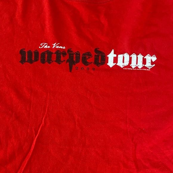 The Vans Warped Tour T-Shirt 2002 - Picture 2 of 6